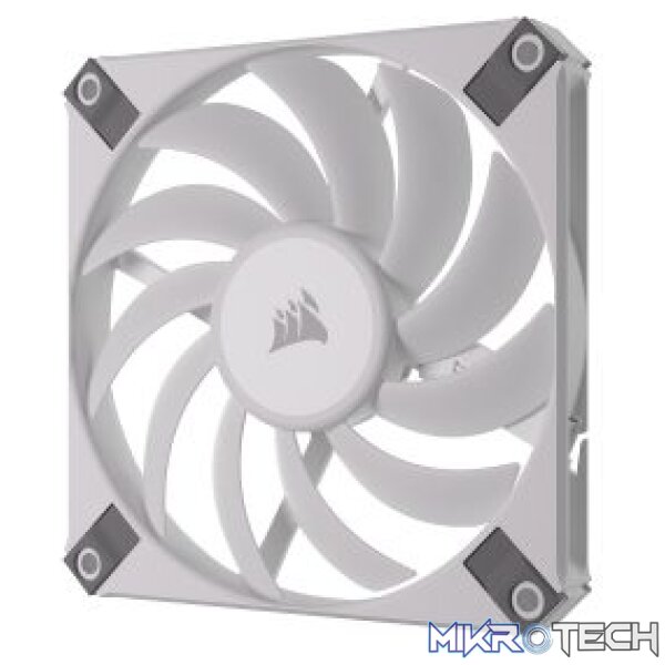 Corsair iCUE AF120 RGB Slim 120mm PWM 2000 RPM White Case Fan  Twin Pack - Image 3